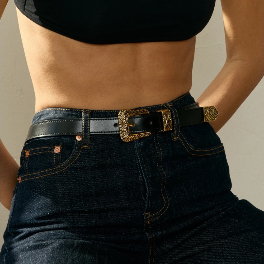 Aureum Leather Belt NW0T - Picture 6 of 8